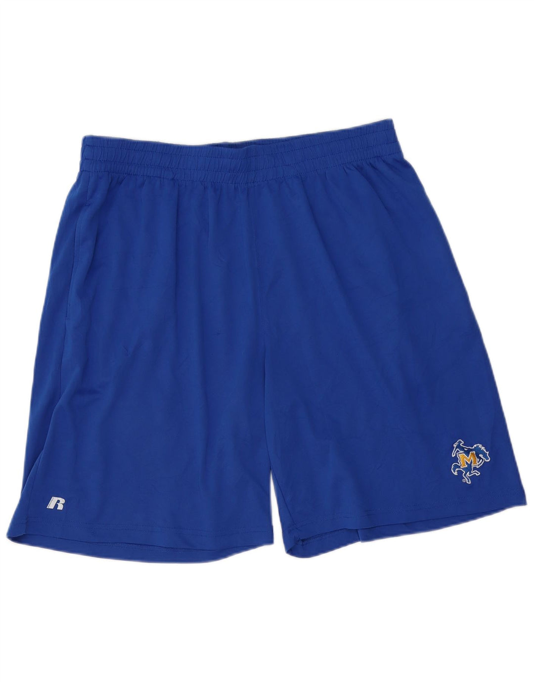 RUSSELL ATHLETIC Herre sportsshorts 2XL blå polyester