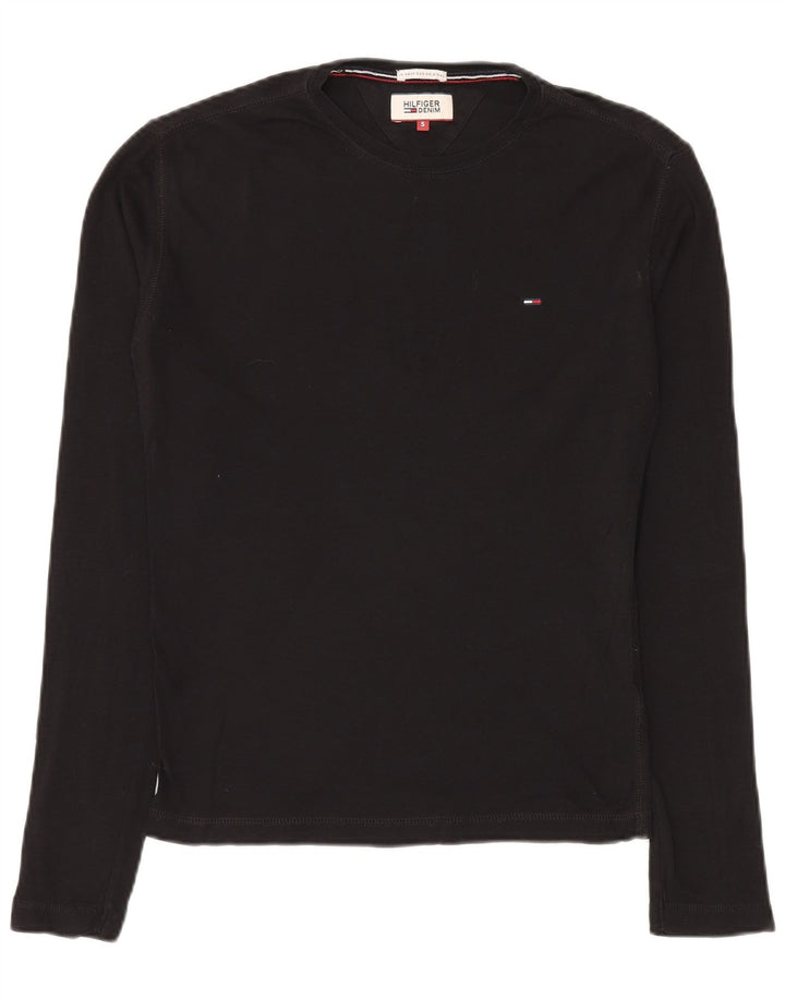 TOMMY HILFIGER Herre top Langærmet lille sort bomuld