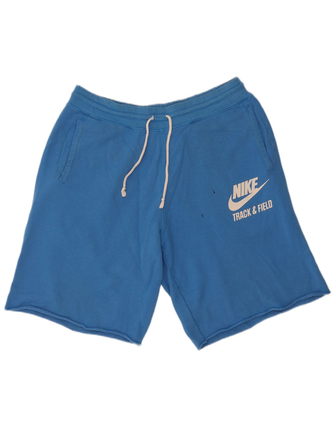 Nike Herre grafiske sportsshorts store blå bomuld