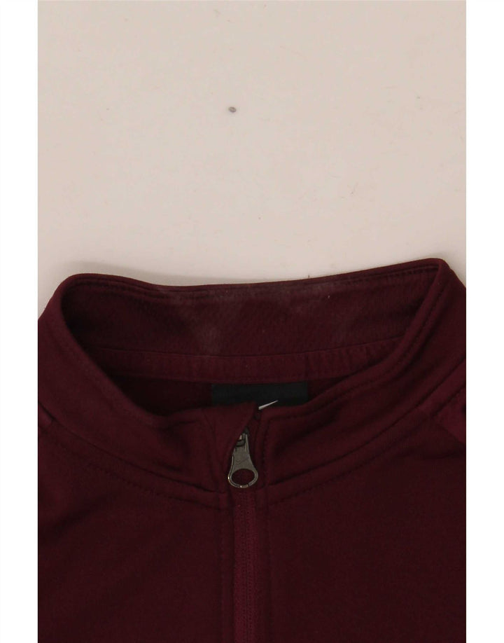 Nike Boys Dri Fit Grafisk Pullover Træningsdragt Top 12-13 år Large Burgundy