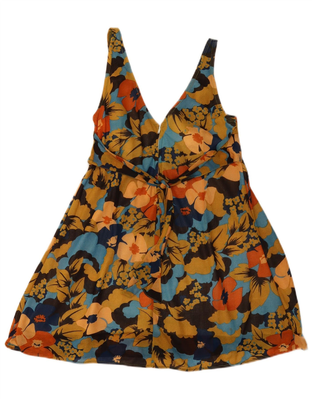 Vintage Dame Sundress UK 10 Small Multicolored Floral