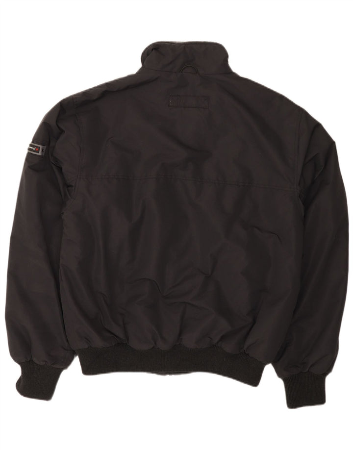 Canadiens Herre Bomber Jacket UK 42 XL Sort Nylon
