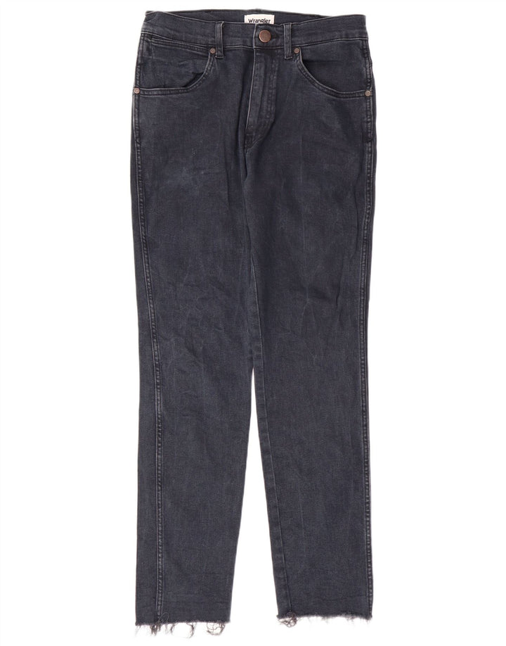 WRANGLER Herre River Slim Jeans W29 L29 Marineblå Bomuld