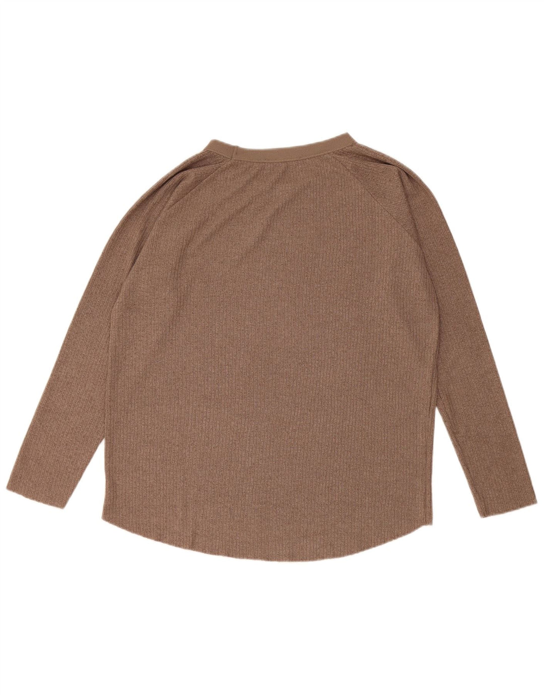 Zara Dame Oversized Top Langærmet UK 10 Lille Brun