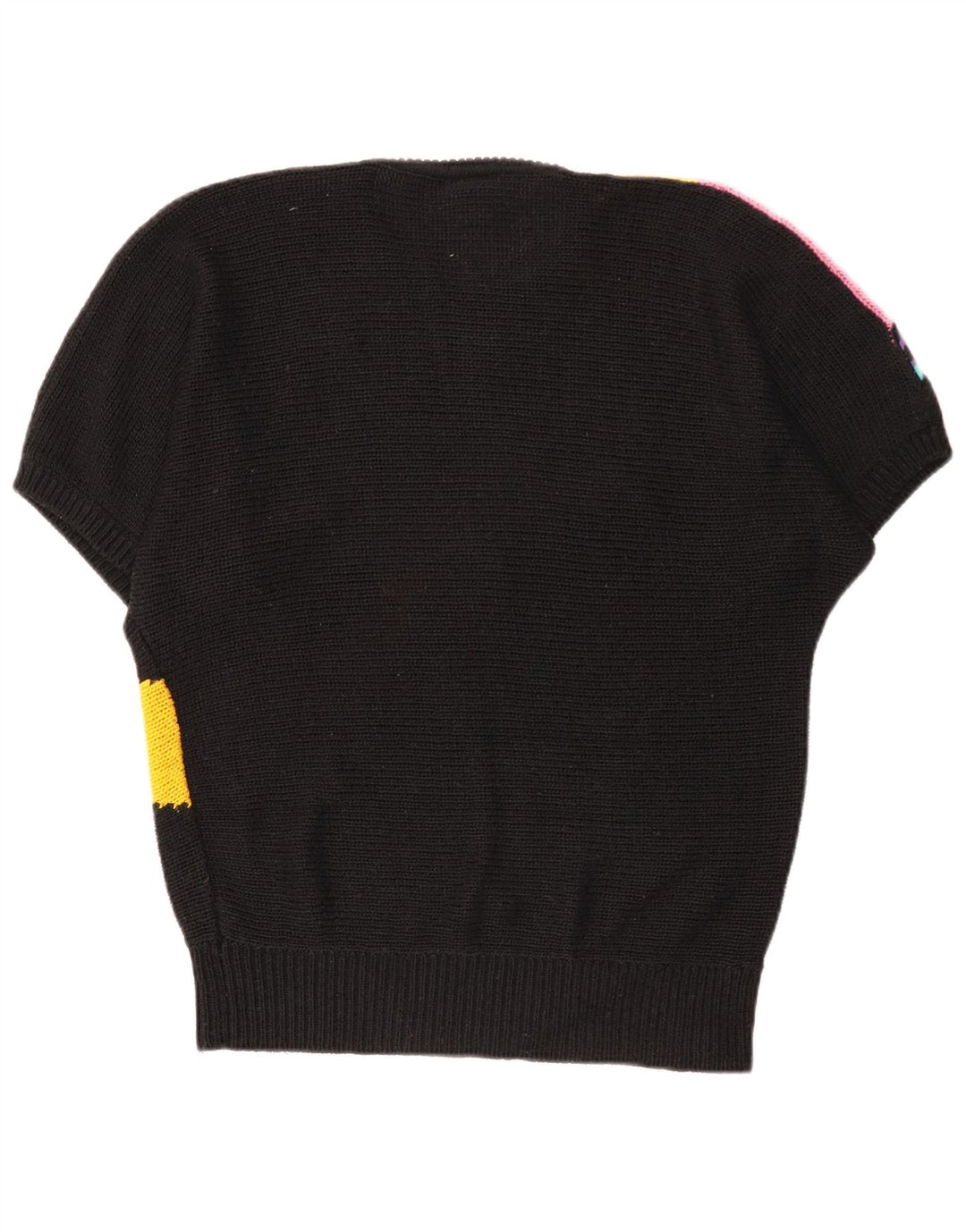 Yessica sweater med rund hals til kvinder EU 40/42 Medium Black Colourblock