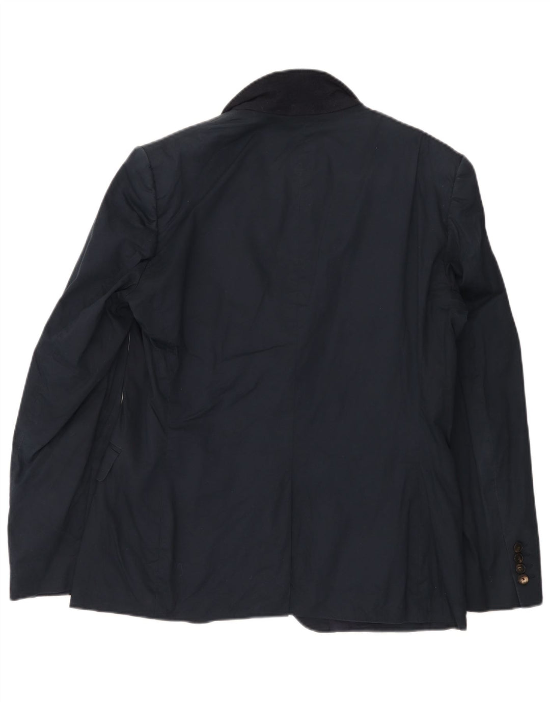 Reiss Herre 2 Button Blazer Jacket UK 42 XL Navy Blue Bomuld