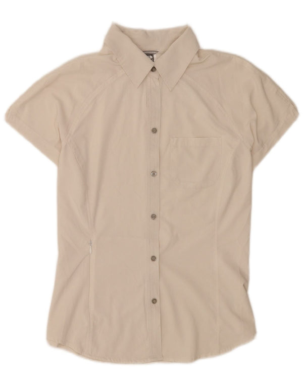 The North Face kortærmet skjorte med normal pasform til kvinder UK 12 Medium Beige