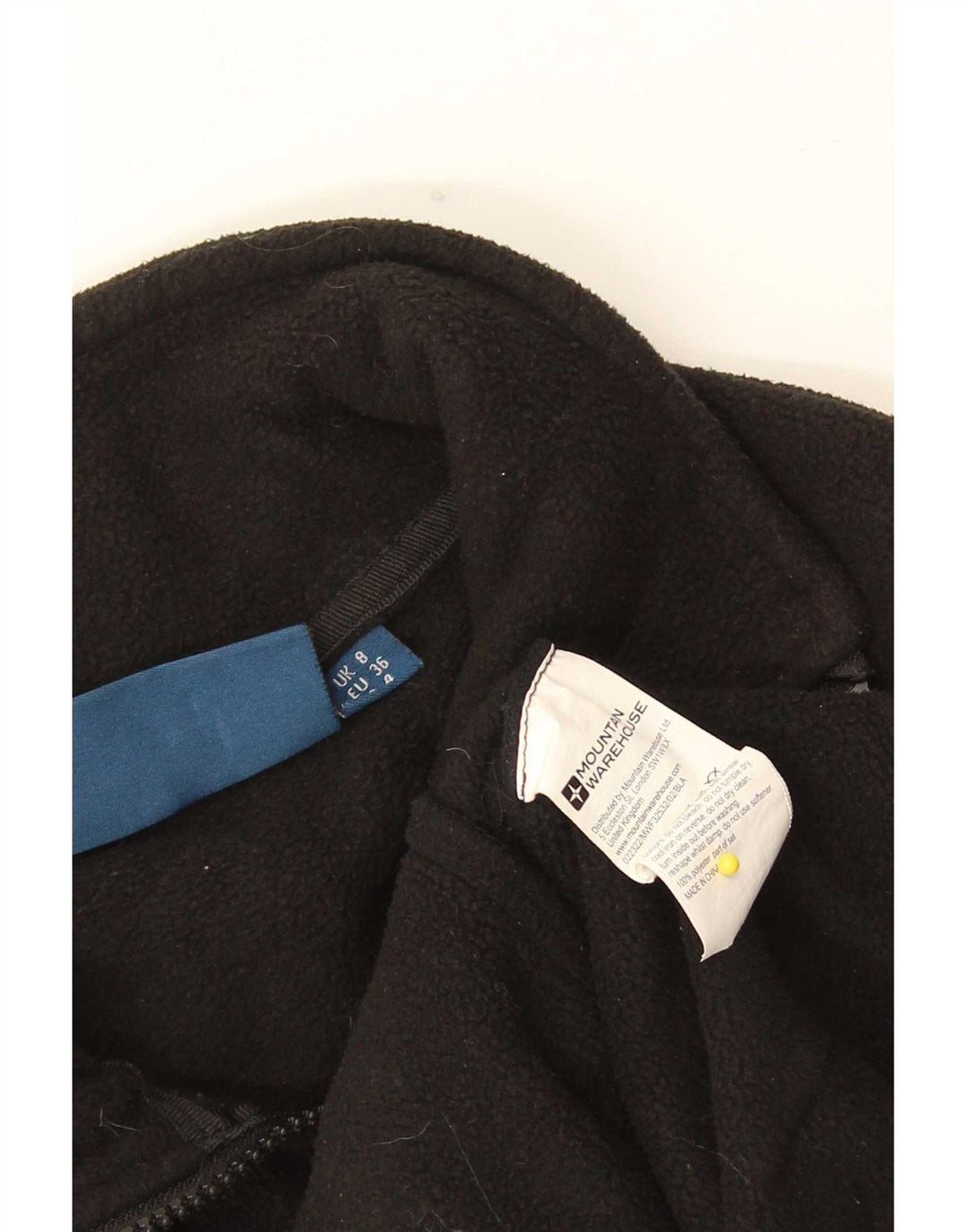 Mountain Warehouse Dame Oversized Liner Fleecejakke UK 8 Small Black