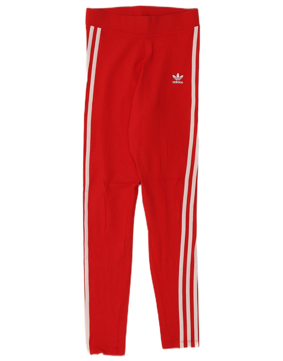 Adidas Dame Leggings UK 10 Small Red Bomuld