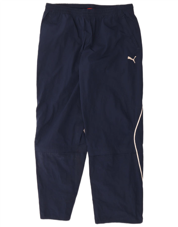 Puma Herre træningsdragt Bukser Large Navy Blue Polyester