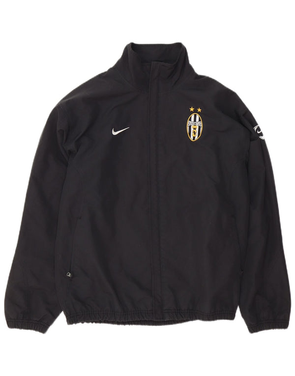 Nike Juventus træningsdragt topjakke til mænd UK 35/37 Lille sort polyester