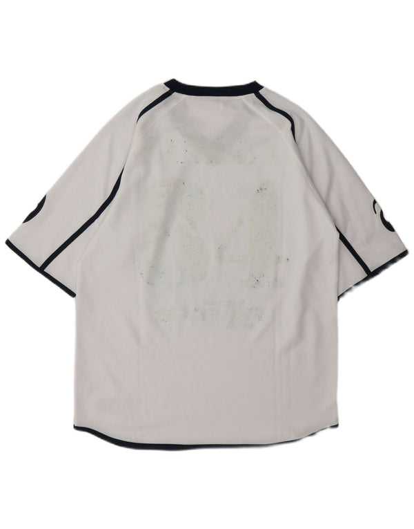 Asics Herre grafisk T-shirt Top Stor hvid Colourblock Polyester