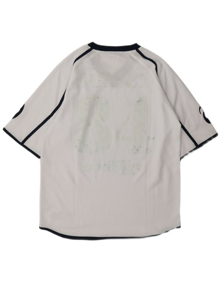 Asics Herre grafisk T-shirt Top Stor hvid Colourblock Polyester