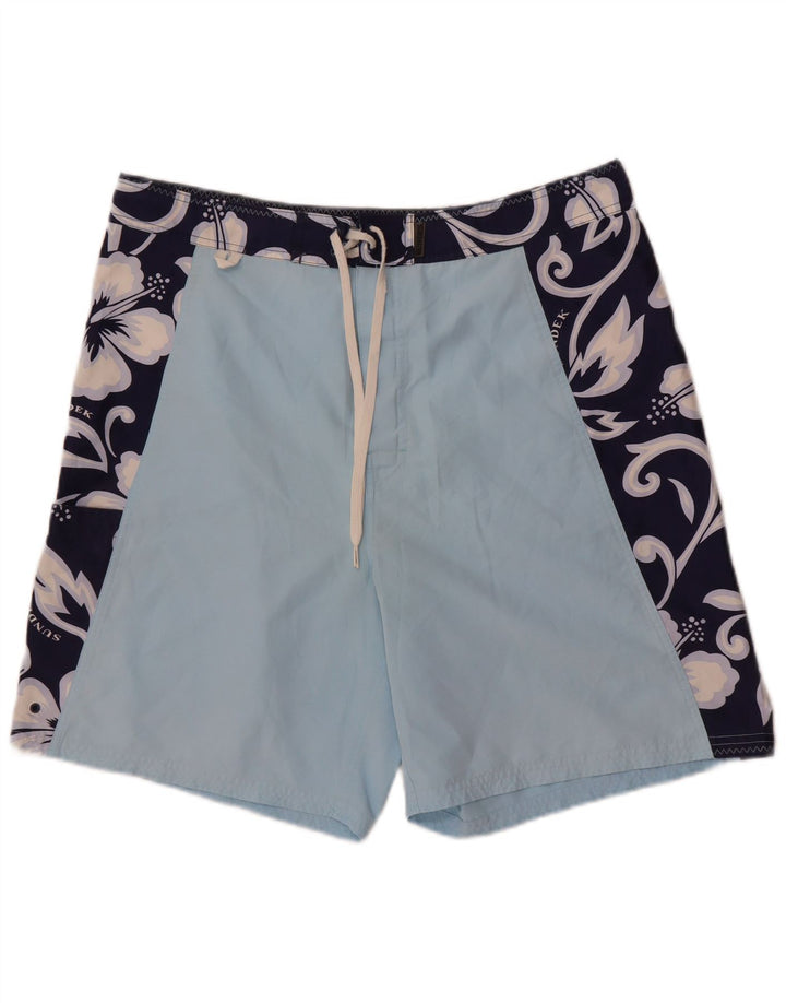 Sundek Herre badeshorts XL Blue Floral Polyester