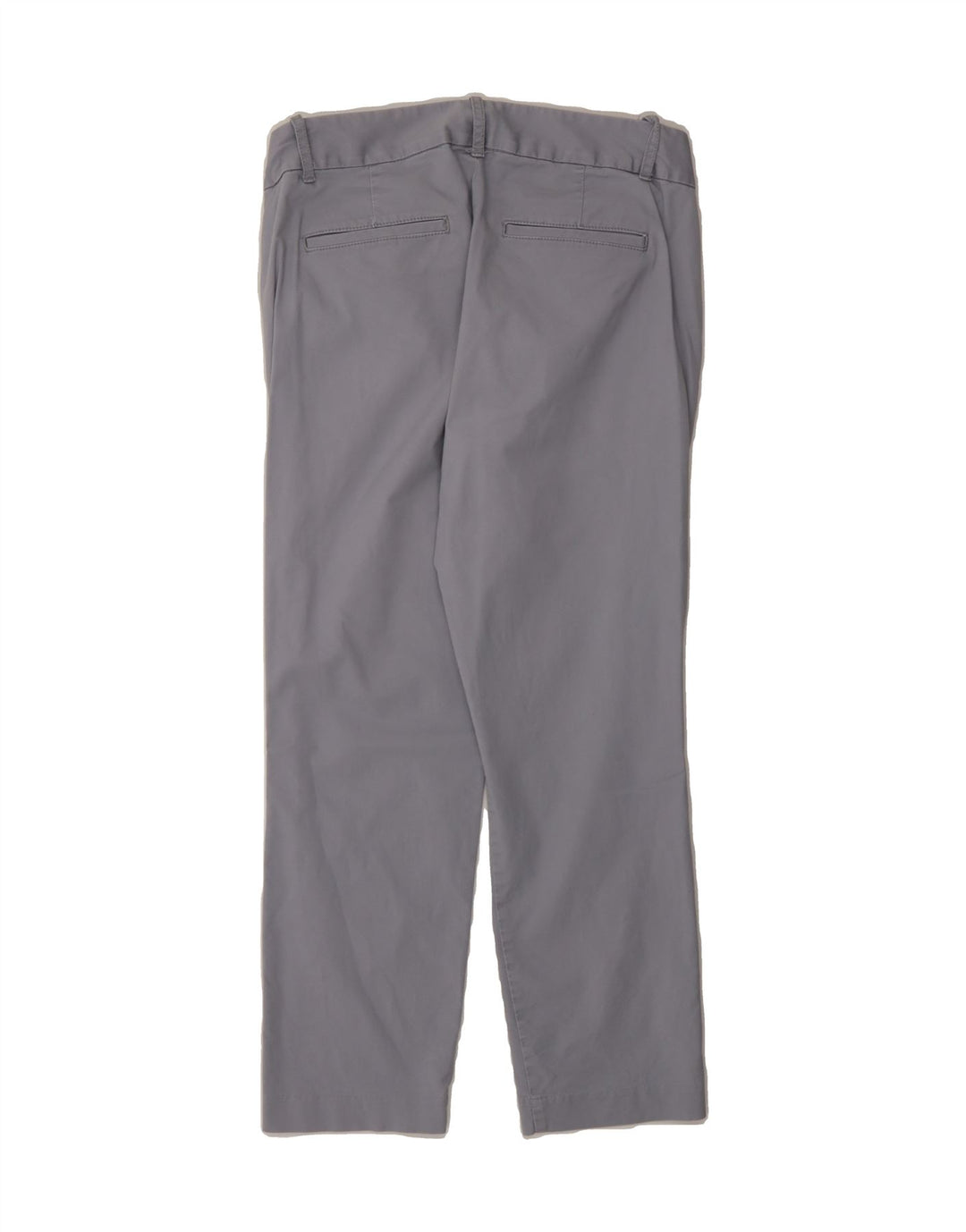 J. CREW Womens Slim Cropped Trousers US 8 Medium W30 L25 Grey Cotton Vintage J. Crew and Second-Hand J. Crew from Messina Hembry 