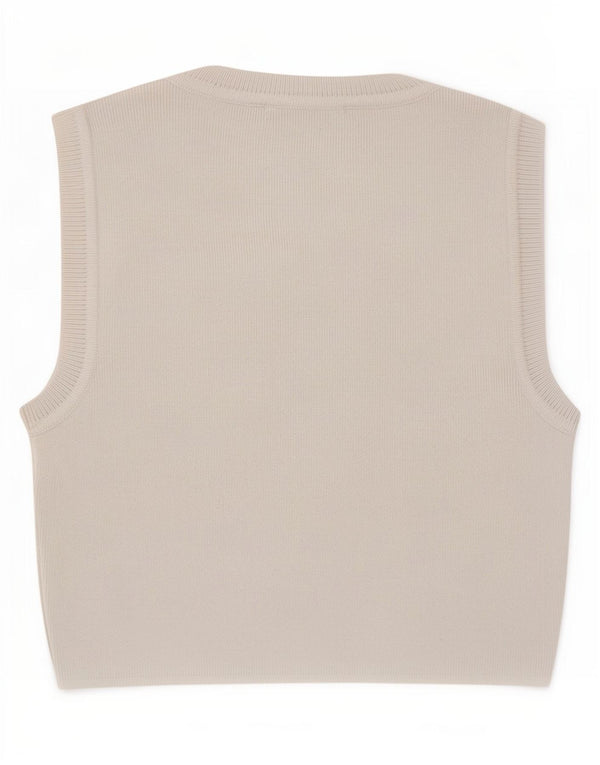 Zara Womens Vest Top UK 8 Small White Viscose
