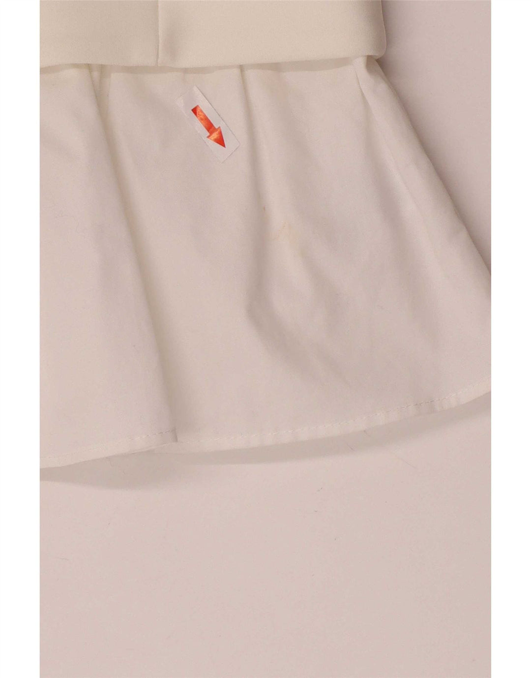 Zara Dame Cami Top UK 12 Medium White Colourblock Polyester