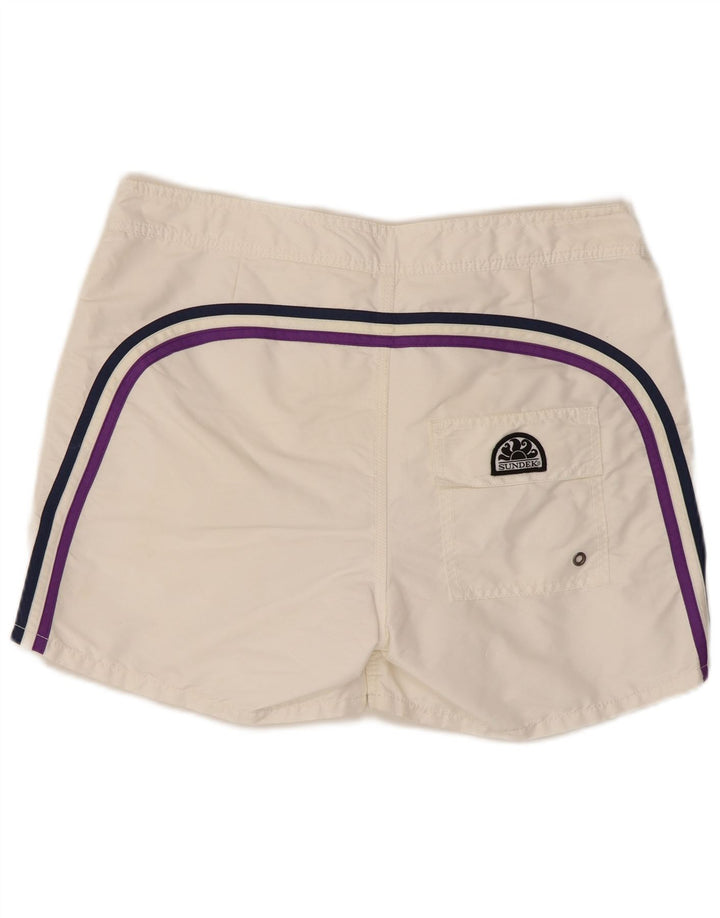 Sundek Herre badeshorts Stor Hvid Polyester