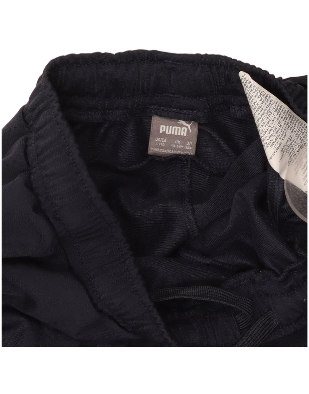 Puma Træningsdragtsbukser til drenge 13-14 år Marineblå polyester