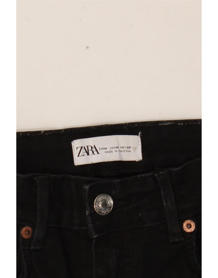 Zara Dame Skinny Jeans Medium W28 L26 Sort