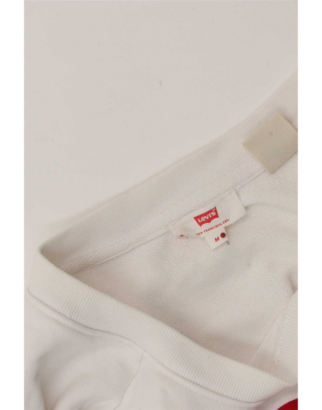 Levi's Dame grafisk sweatshirt Jumper UK 14 Medium White