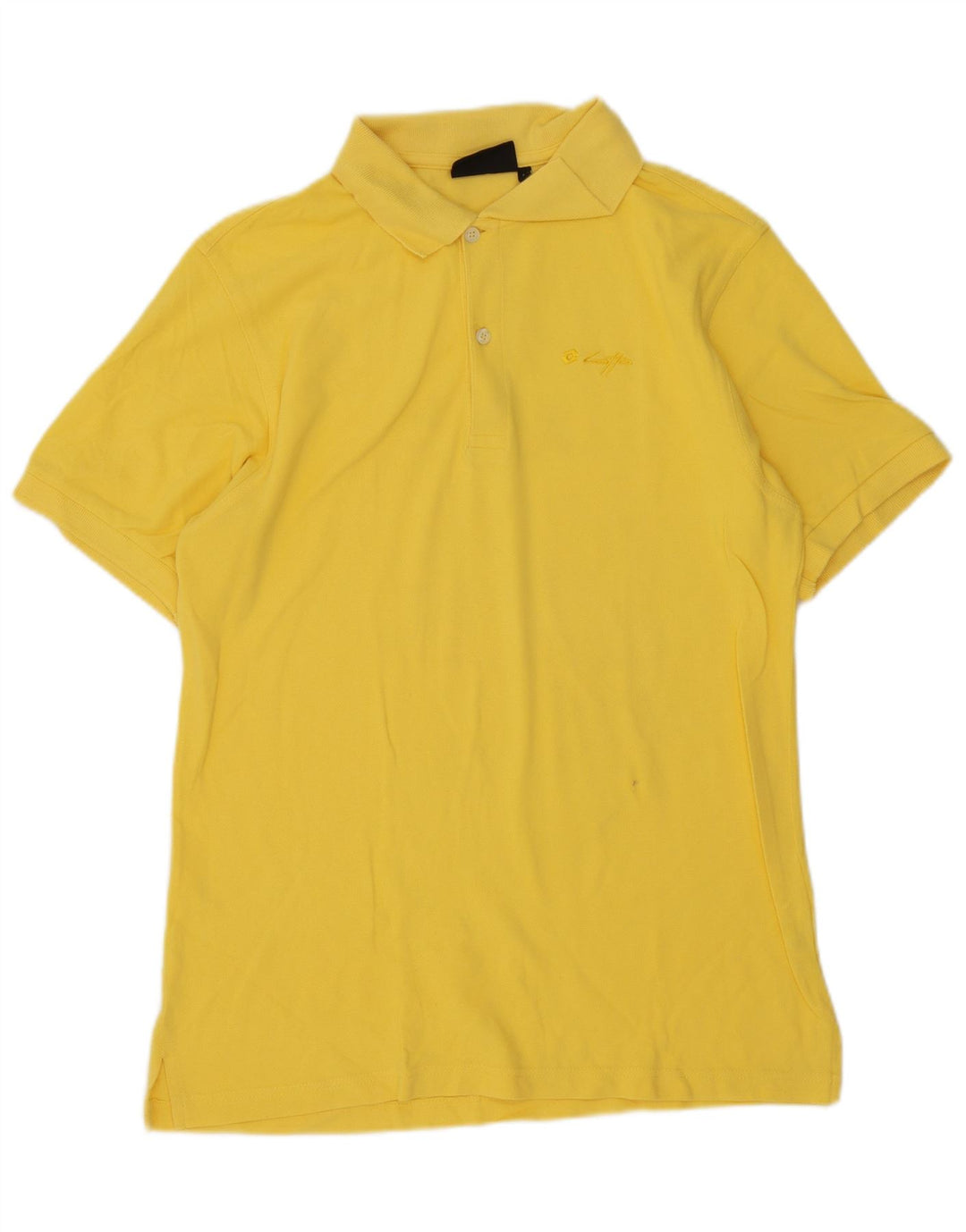 Lotto Herre Polo Shirt Stor Gul Bomuld