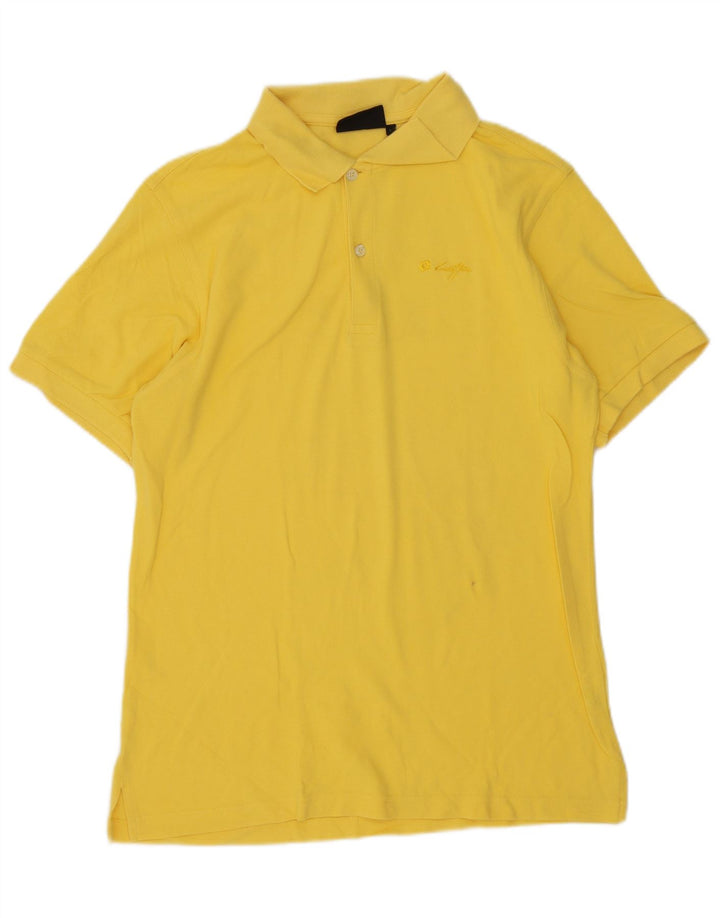 Lotto Herre Polo Shirt Stor Gul Bomuld