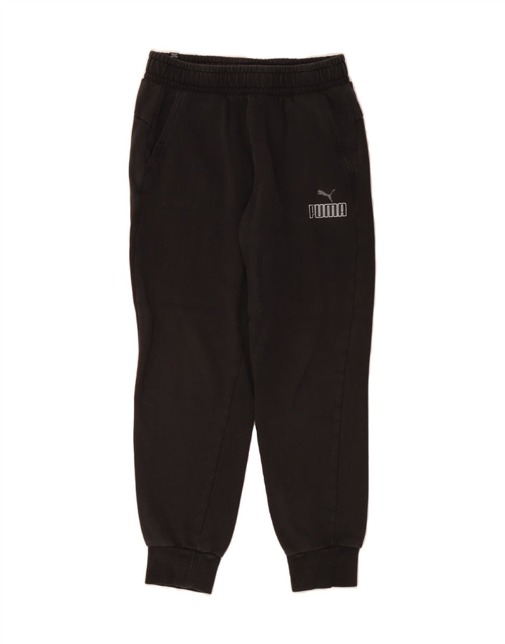 PUMA Womens Tracksuit Trousers Joggers UK 12 Medium Black Cotton Vintage Puma and Second-Hand Puma from Messina Hembry 
