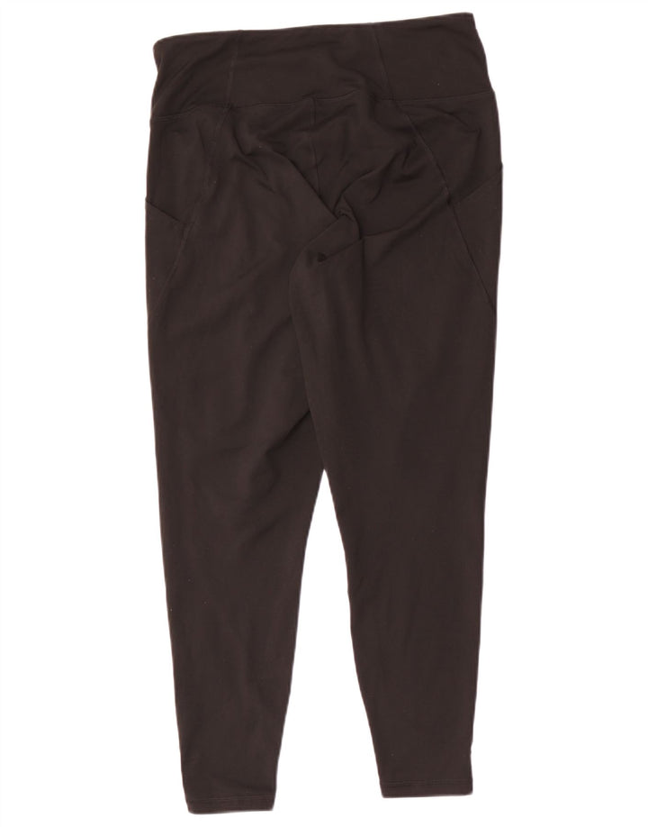 PUMA Womens Leggings UK 14 Large Black Polyester