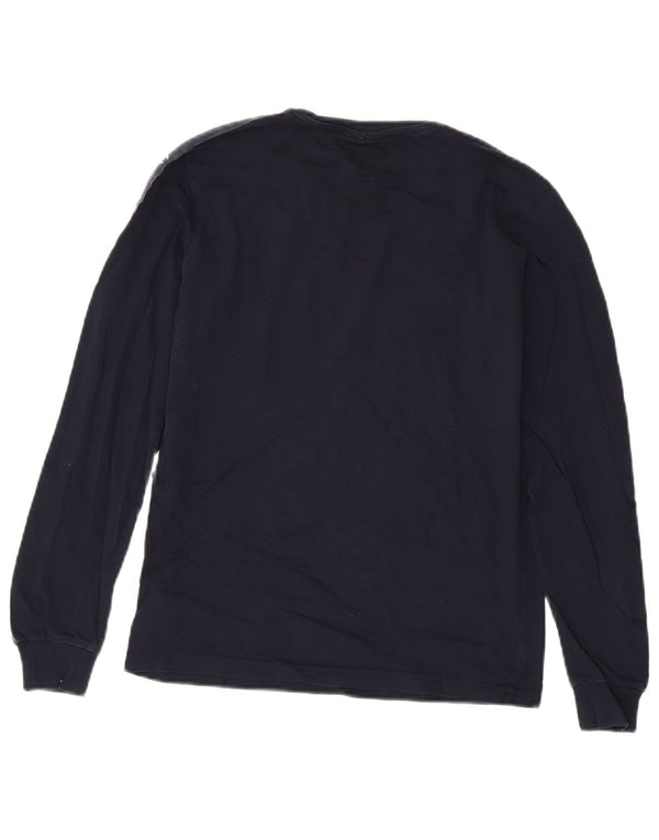 Champion piger grafisk top langærmet 13-14 år XL marineblå bomuld