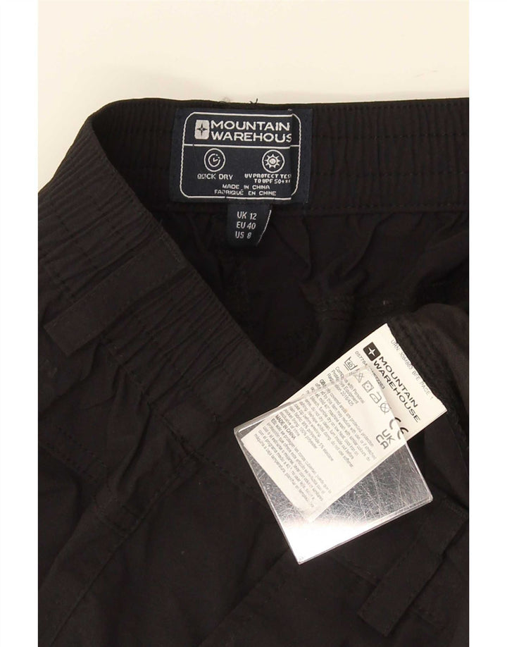 Mountain Warehouse Dame Chino Shorts UK 12 Medium W30 Sort Polyester