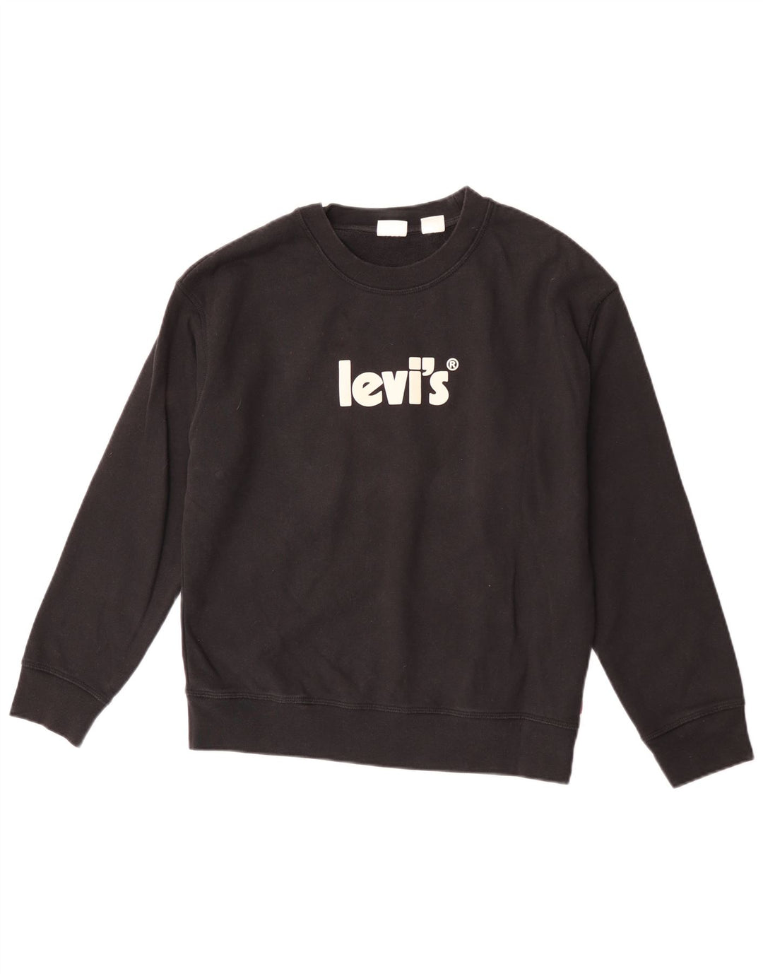 Levi's Herre grafisk sweatshirt jumper lille sort bomuld