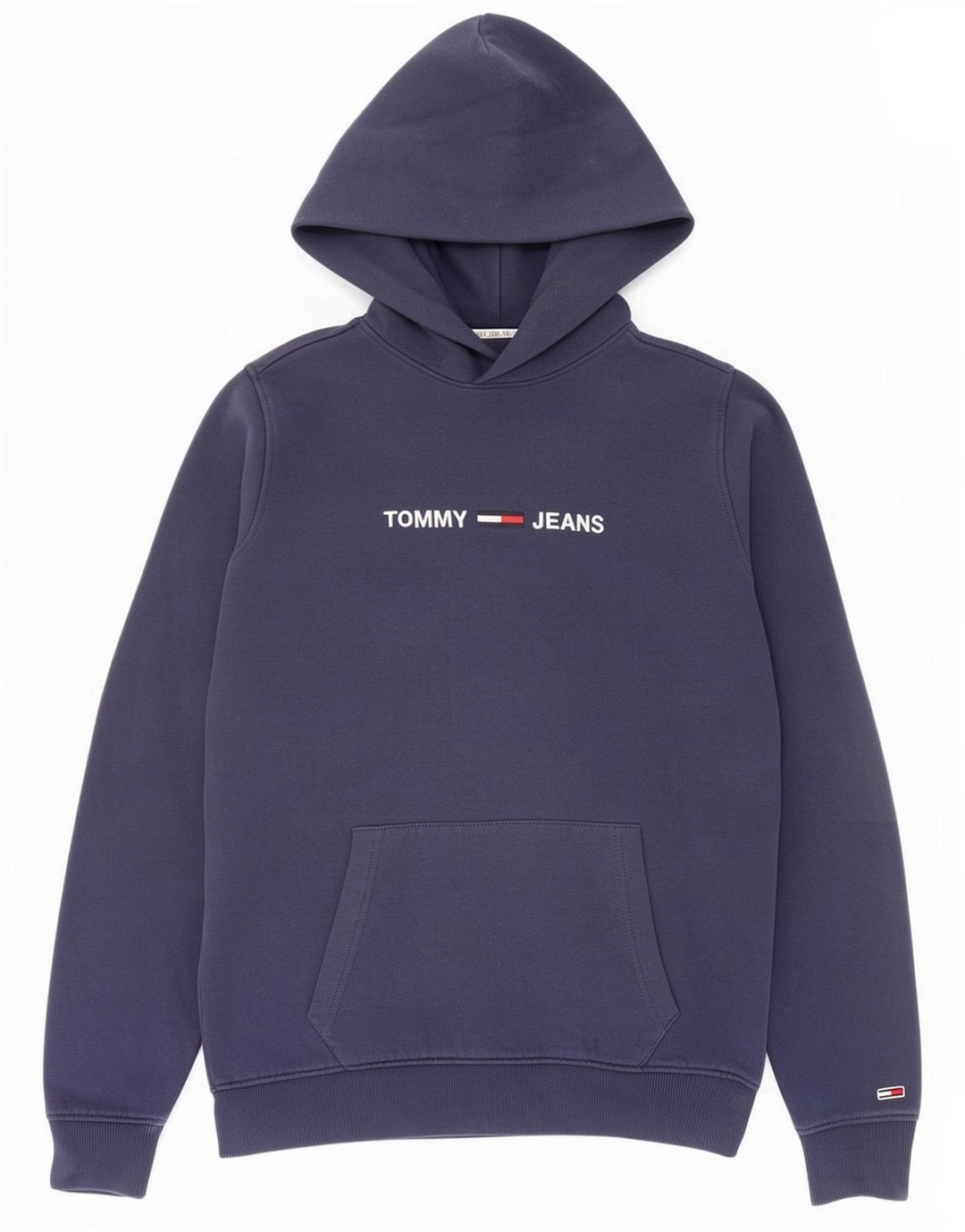 Tommy Hilfiger Grafisk hættetrøje til kvinder Medium marineblå bomuld