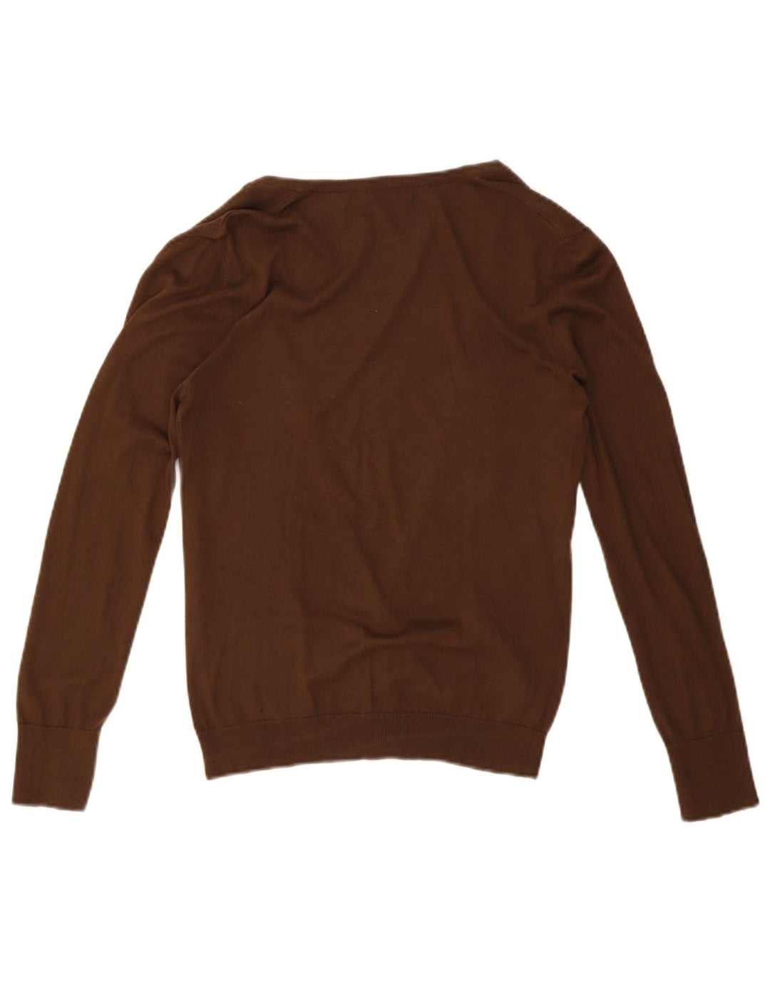 Massimo Dutti Dame Cardigan Sweater UK 12 Medium Brun