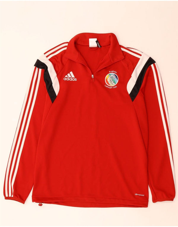 Adidas Herre Climacool Pullover Træningsdragt Top Medium Rød Colourblock