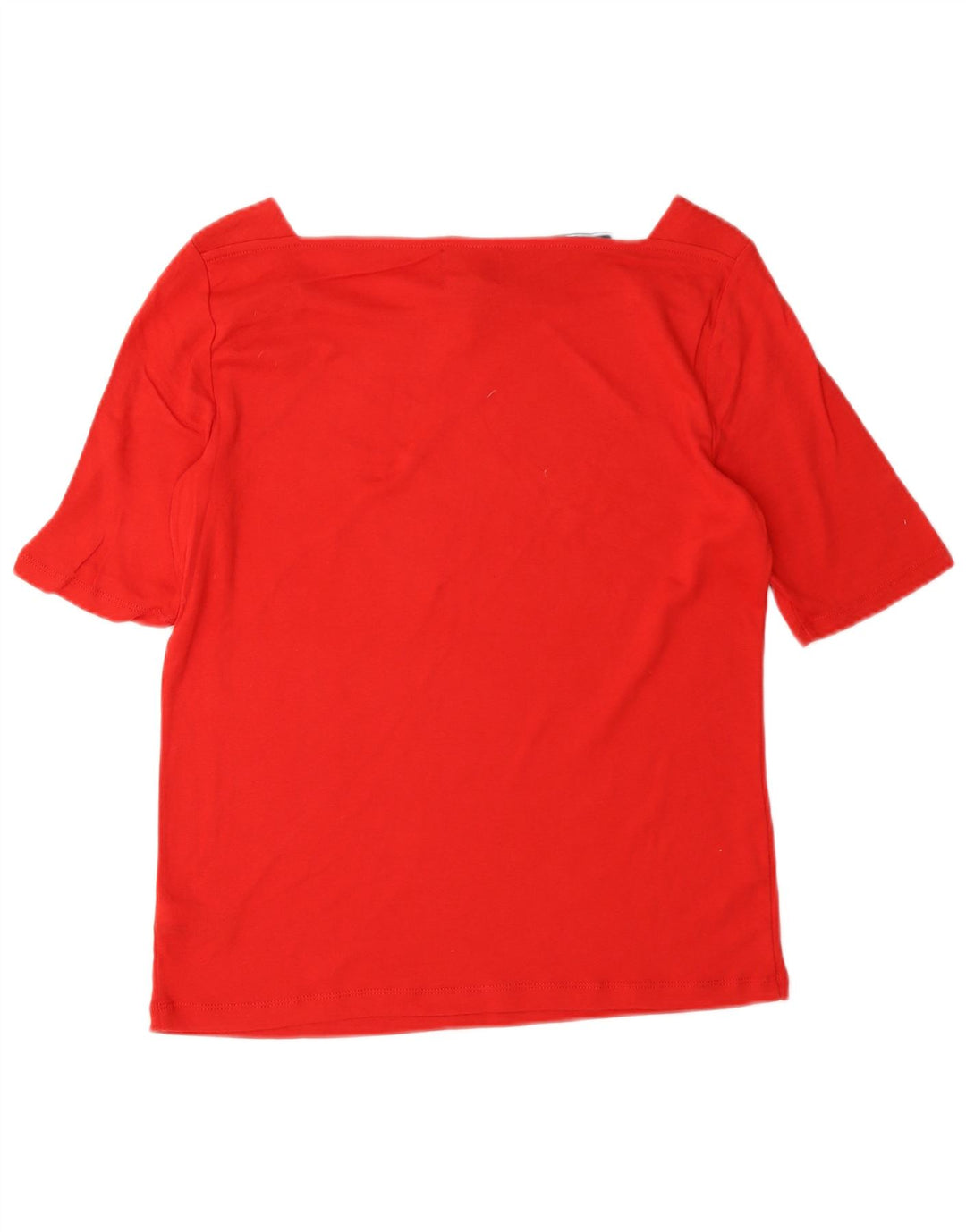 Chaps Dame Classics Bluse Top UK 16 Stor Rød Bomuld