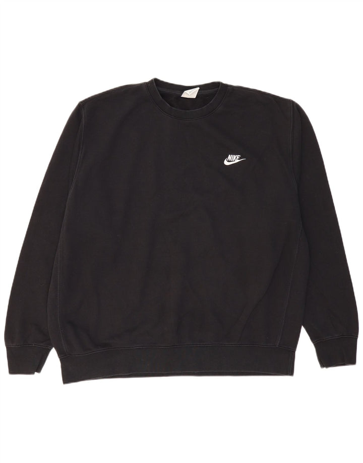 NIKE Sweatshirt Jumper XL til mænd, sort bomuld