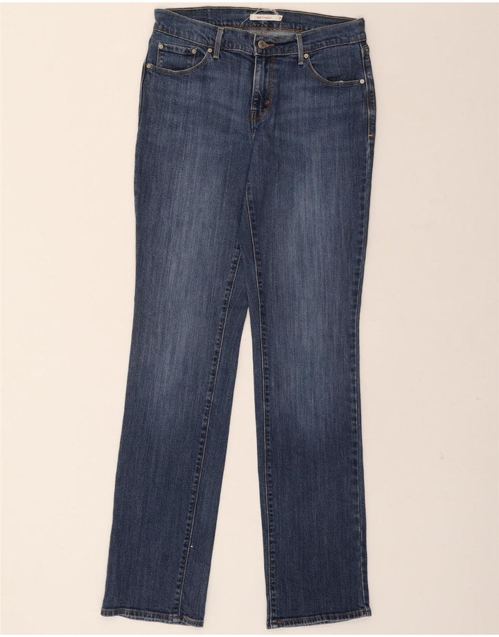 LEVI'S Womens 505 Straight Jeans W28 L34 Blue Cotton Vintage Levi's and Second-Hand Levi's from Messina Hembry 