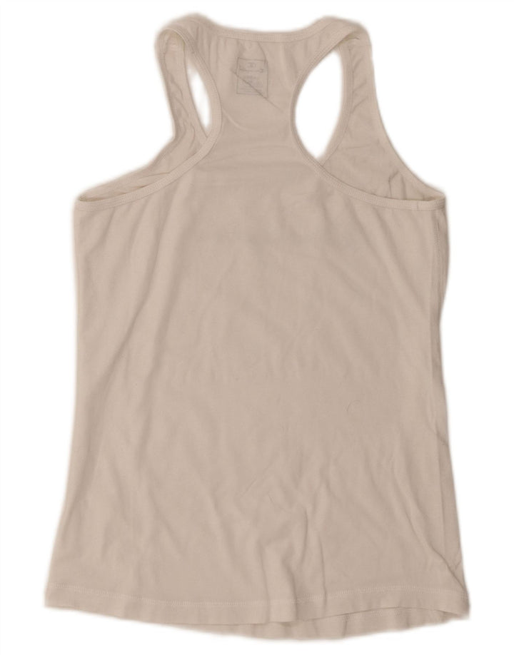 Champion Kvinder Grafisk Vest Top UK 14 Large White