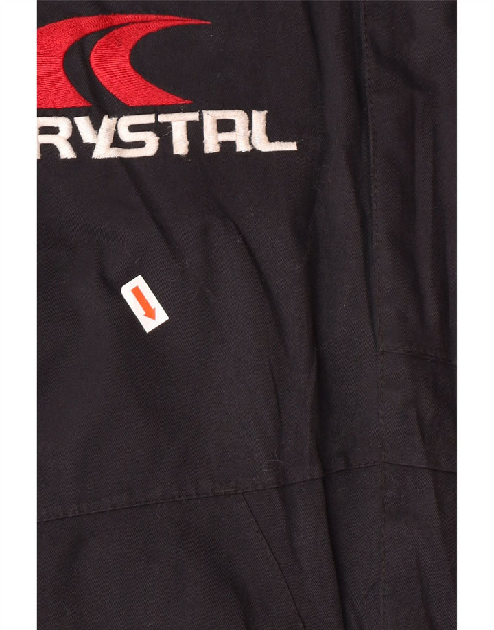 HELLY HANSEN Herre Grafisk Windbreaker Jacket UK 34 XS Sort Colourblock