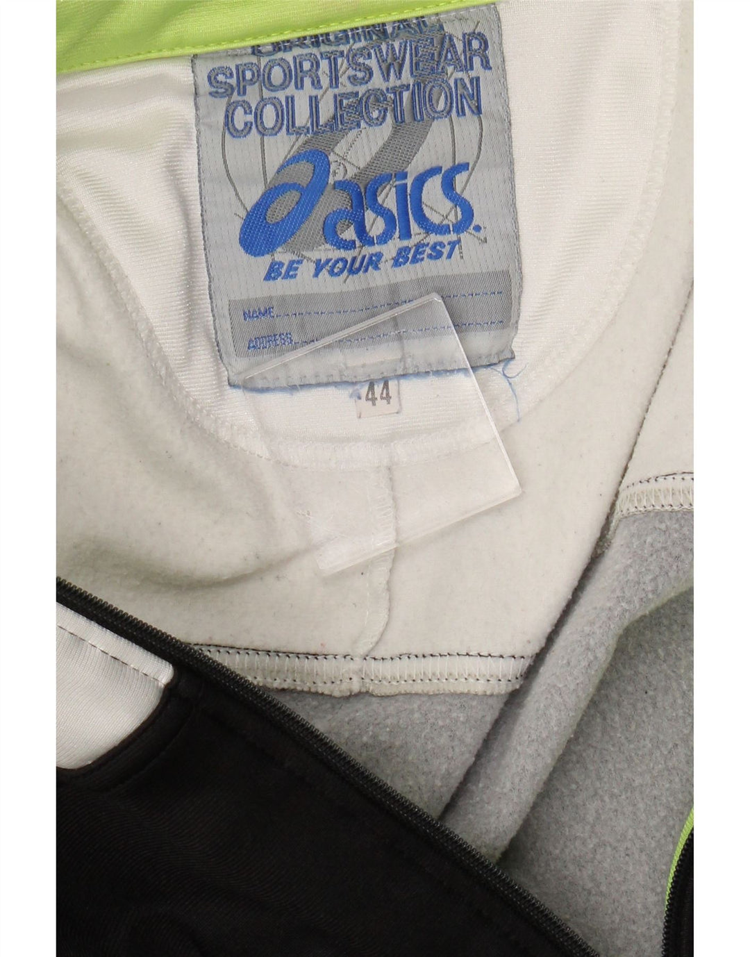 Asics Herre grafisk træningsdragt Topjakke IT 44 XS Sort Colourblock