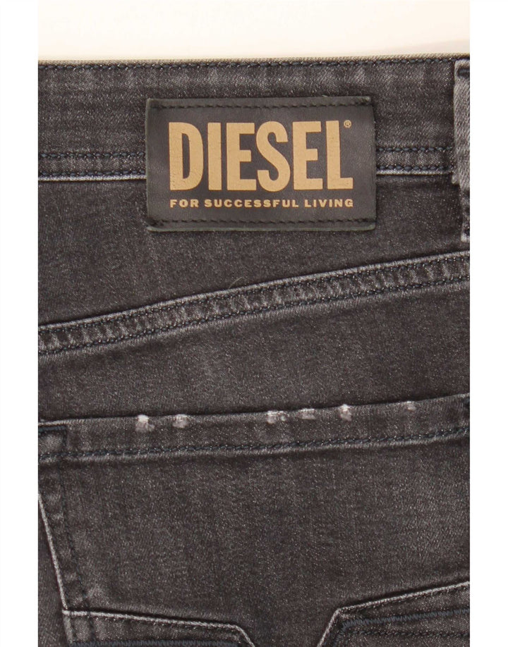 Diesel Herre Larkee Regular Straight Jeans W38 L32 Grå Bomuld