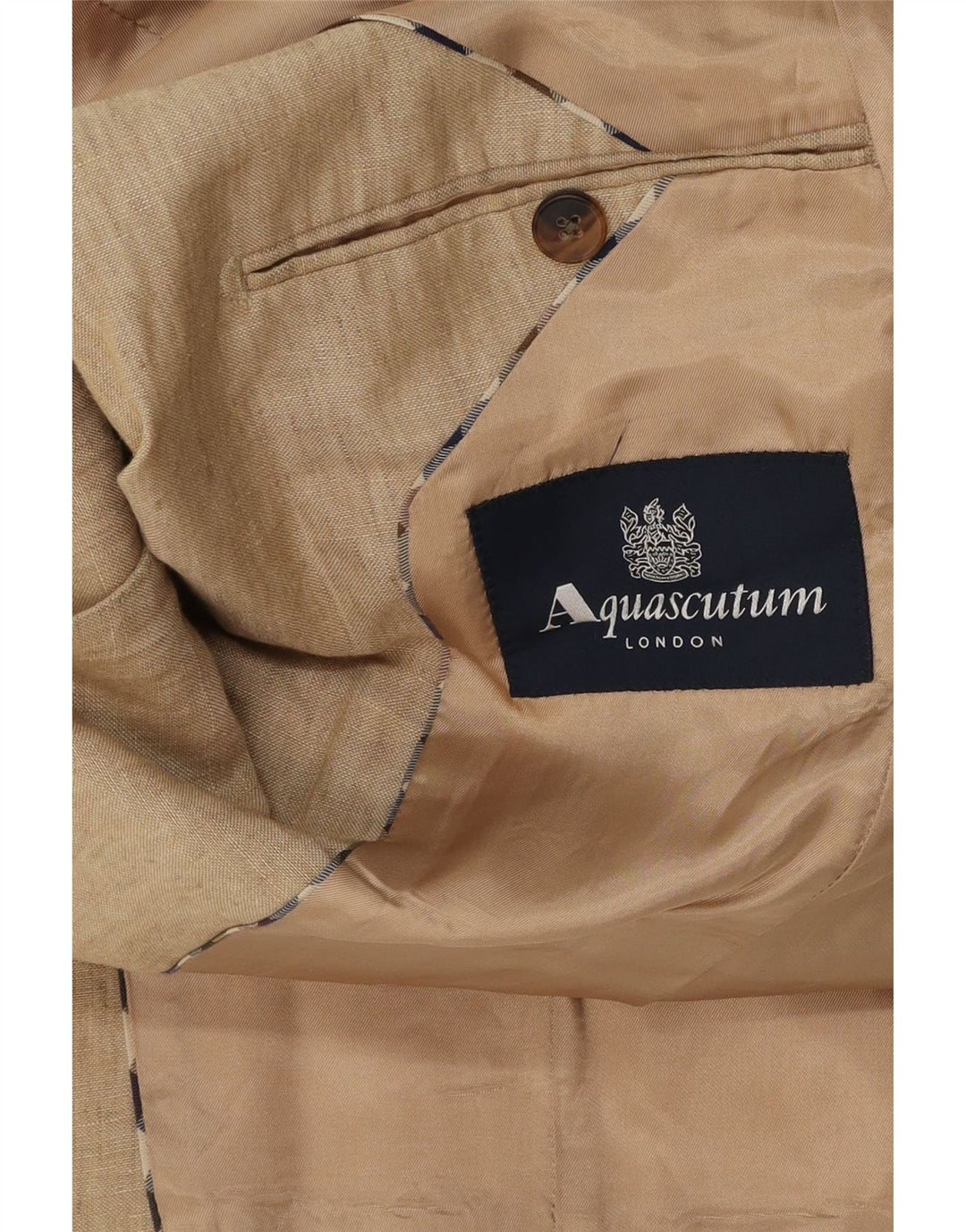 Aquascutum Herre 2-knaps blazerjakke UK 36 Lille Brun