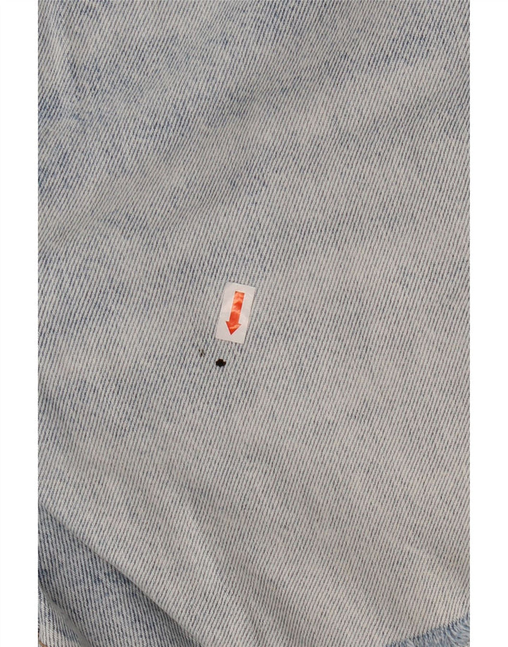 ZARA denimshorts til kvinder EU 46 2XL W36 Blå