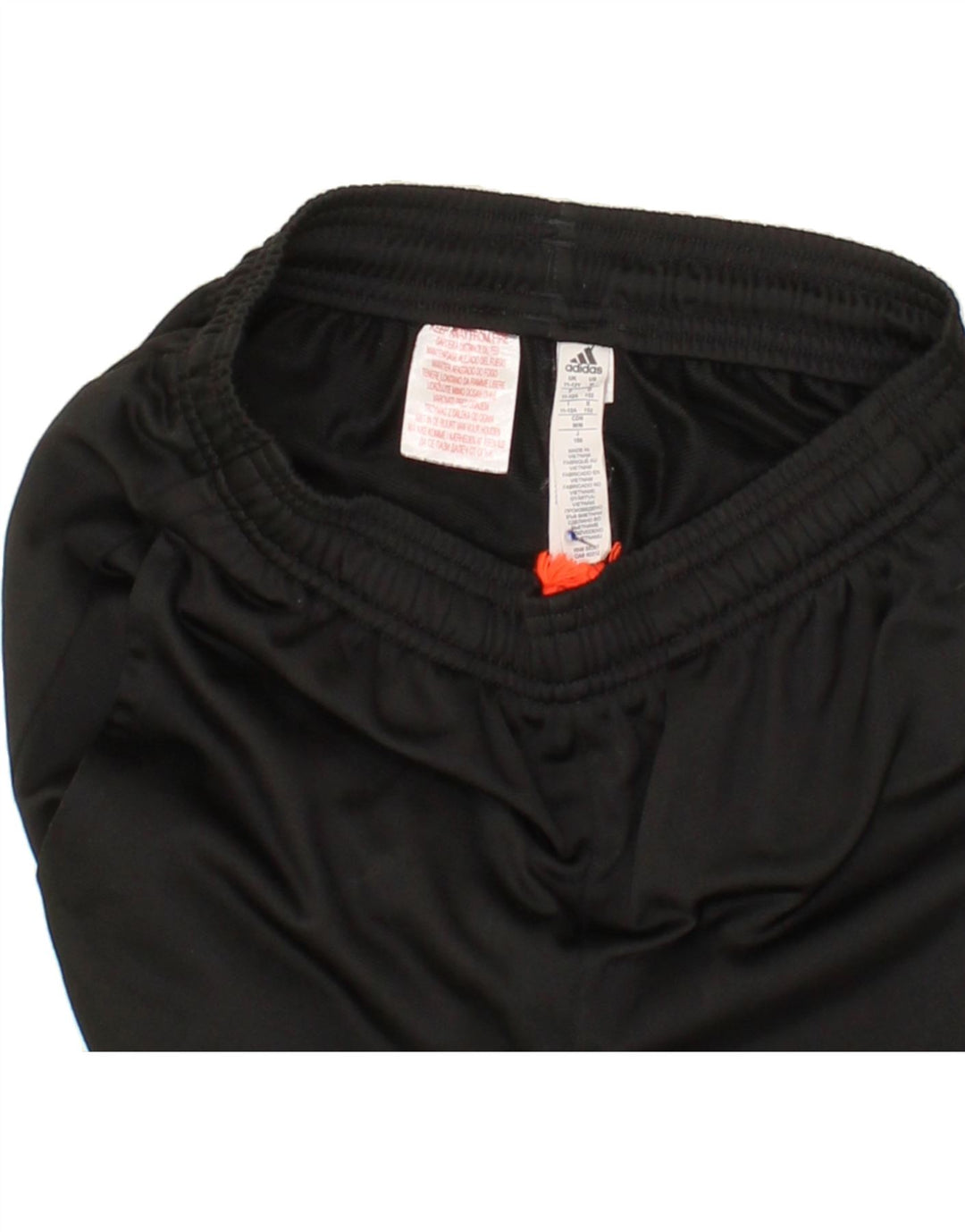 ADIDAS Boys Tracksuit Trousers Joggers 11-12 Years Black Polyester Vintage Adidas and Second-Hand Adidas from Messina Hembry 