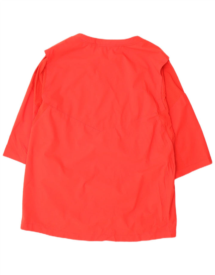 Nike Herre Baseball Top 3/4 ærme XL Rød Polyester