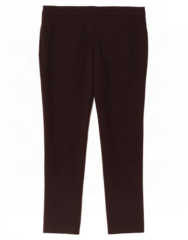 Marks & Spencer Dame Slim Casual Bukser UK 14 Large W34 L29 Sort