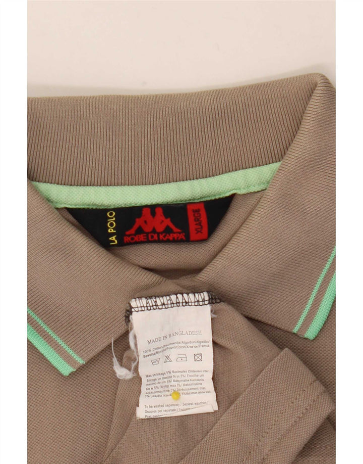 Kappa herre poloshirt XL Grå