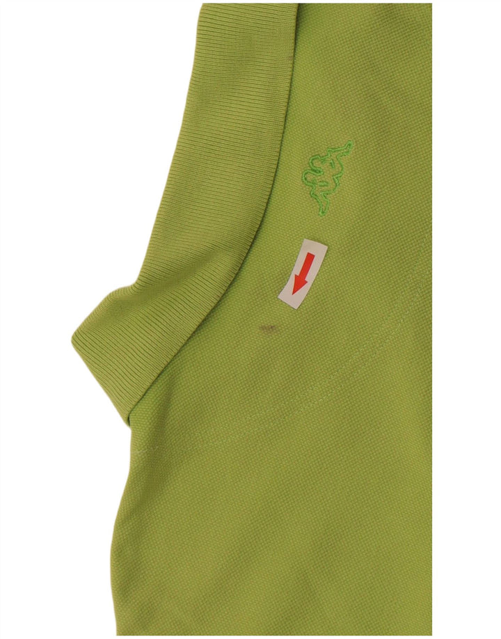 Kappa Polo Shirt til mænd Stor grøn bomuld