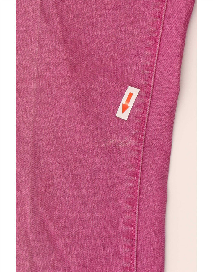 Trussardi Lige Jeans til kvinder W30 L30 Pink Bomuld